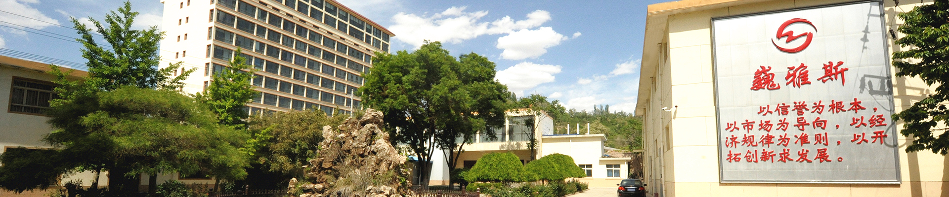 巍雅斯開(kāi)創(chuàng  )于1976年，47年來(lái)，在黨的改革開(kāi)放政策指引下，始終堅持“以信譽(yù)為根本、以市場(chǎng)為導向、以經(jīng)濟規律為準則、以開(kāi)拓創(chuàng  )新求發(fā)展”，與甘肅、寧夏、青海、陜西、西藏、內蒙等六省區80多家大型零售商場(chǎng)建立了長(cháng)期友好的合作關(guān)系。